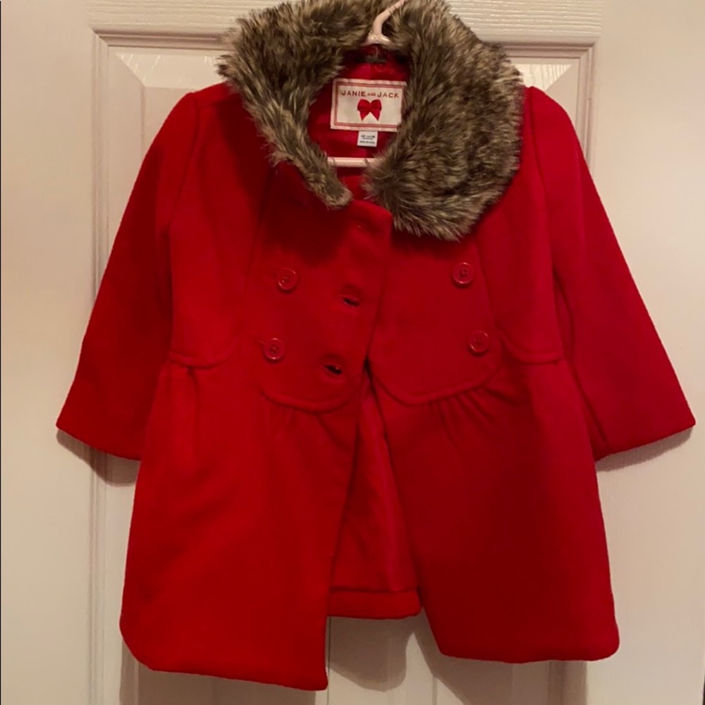 Beautiful new without tag janie and Jack pea coat